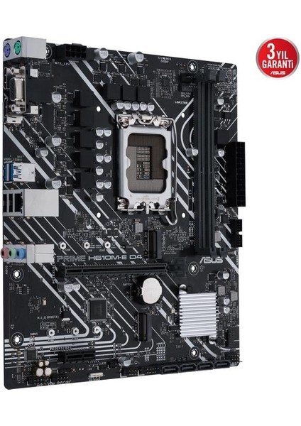 Prıme H610M-E D4-Csm Ddr4 3200MHZ Dp HDMI M.2 Matx 1700P modelleri