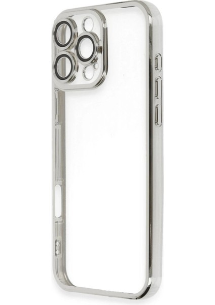 iPhone 16 Pro Max Kılıf Lensli Silikon - Gümüş - PHN1857-2350 fiyatları