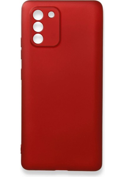 Samsung Galaxy A91 / S10 Lite Kılıf First Silikon - Bordo - PHN7337-9031