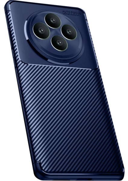 Oppo Reno 11 Fs Kılıf Auto Focus Karbon Kapak - Lacivert - PHN7672-5919