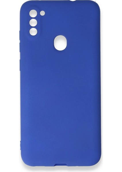 Samsung Galaxy A11 Kılıf First Silikon - Lacivert - PHN2185-9344