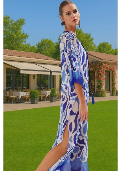 Rahat Şifon Maxi Elbise Leopar Desenli Yazlık Plaj Rahat Kullanım Premium Kalite Rahat ve Şık fiyatları