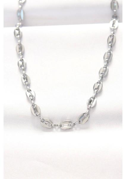 Bfs 316L Çelik Silver Renk Gemici Zincir Kolye