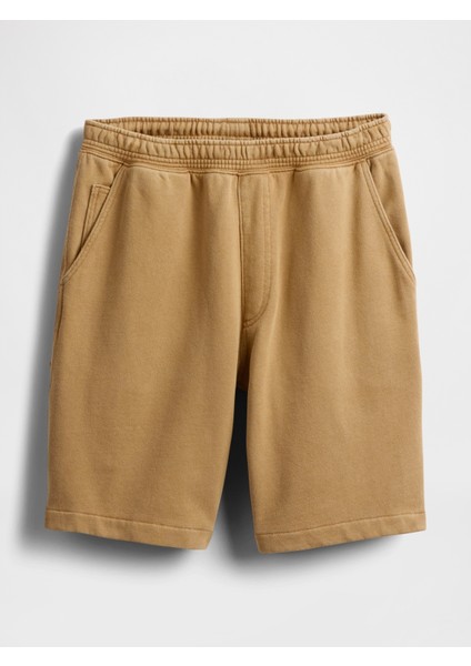 Erkek Hardal Heavyweight Carpenter Sweat Şort