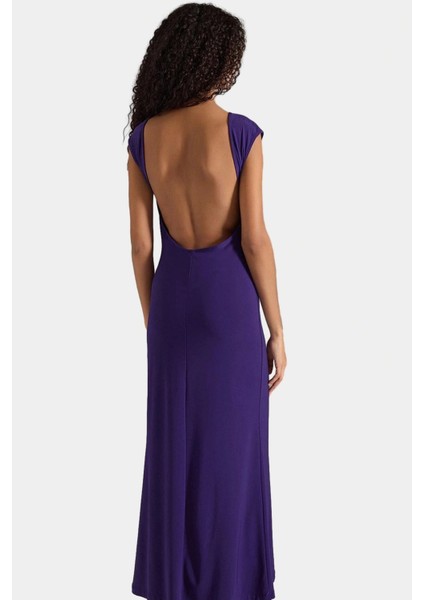 Yazlık Maxi Elbise Sırt Dekolteli Bodycon Örme Kumaş Trend Tasarım Dayanıklı Malzeme fiyatları