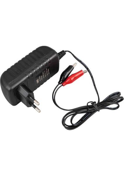 14.4 Volt - 1 Amper Krokodil Uçlu Kırmızı Yeşil Ledli Yerli Üretim Akü Şarj Cihazı (Out :12V-1A) (4401) modelleri