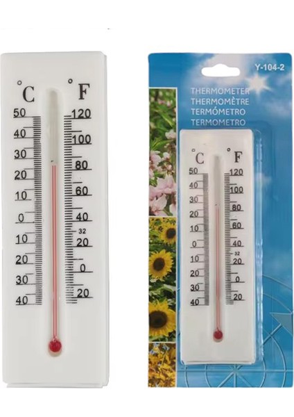 Dekoratif Gizli Bölmeli Termometre (4401)