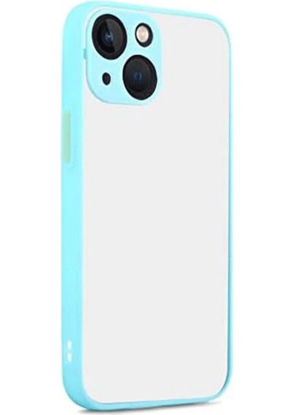 iPhone 13 Kılıf Montreal Silikon Kapak - Turkuaz - PHN2300-7676