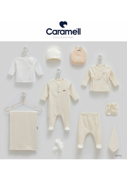 Incibaby Soft Colour Premium % 100 Pamuk 10'lu Erkek Bebek Hastane Çıkış Seti