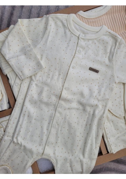 Incibaby Soft Colour Premium % 100 Pamuk 10'lu Erkek Bebek Hastane Çıkış Seti