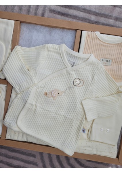 Incibaby Soft Colour Premium % 100 Pamuk 10'lu Erkek Bebek Hastane Çıkış Seti