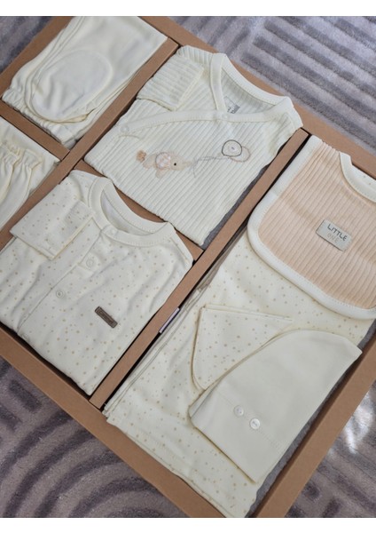 Incibaby Soft Colour Premium % 100 Pamuk 10'lu Erkek Bebek Hastane Çıkış Seti
