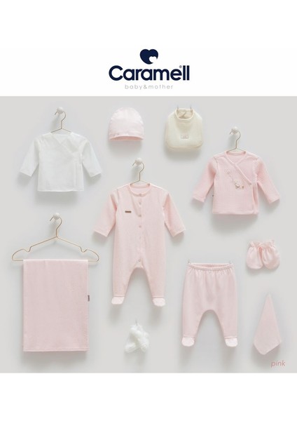 Incibaby Soft Colour Premium % 100 Pamuk 10'lu Kız Bebek Hastane Çıkış Seti