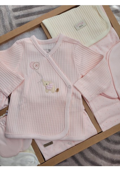 Incibaby Soft Colour Premium % 100 Pamuk 10'lu Kız Bebek Hastane Çıkış Seti