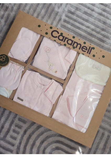 Incibaby Soft Colour Premium % 100 Pamuk 10'lu Kız Bebek Hastane Çıkış Seti