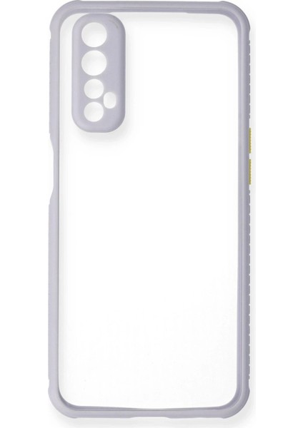 Realme 7 Kılıf Miami Şeffaf Silikon - Lila - PHN8690-2547 fiyatları