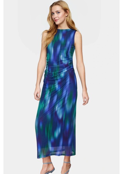 Yazlık Maxi Elbise Bodycon Kalıp Çiçek Desenli Örme Kumaş Rahat Kullanım Konforlu Kesim modelleri