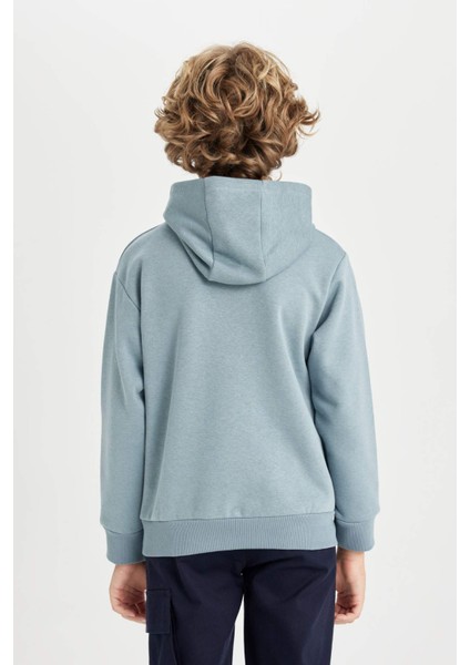 Erkek Çocuk Shaquille O'Neal Bisiklet Yaka Sweatshirt D3144A824WN