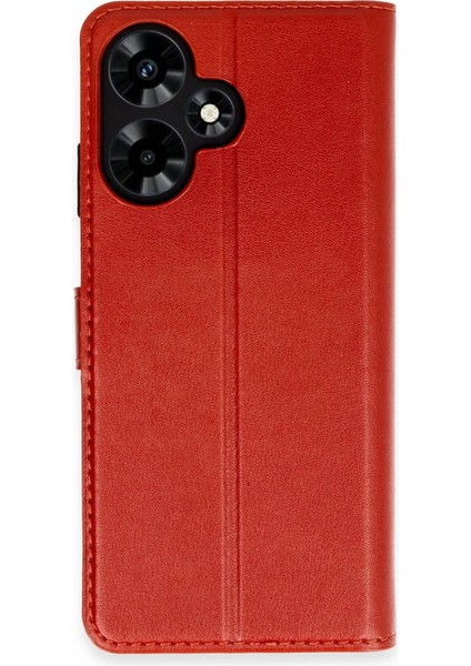 Infinix Hot 30 4g Kılıf Trend S Plus Kapaklı Kılıf - Kırmızı - PHN3757-4009
