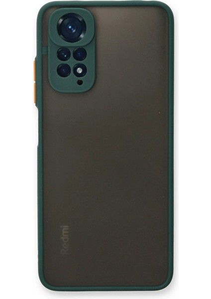 Xiaomi Redmi Note 11 Kılıf Montreal Silikon Kapak - Yeşil - PHN3714-3504