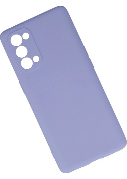 Oppo Reno 5 Pro Kılıf Nano Içi Kadife Silikon - Lila - PHN7976-8307 modelleri