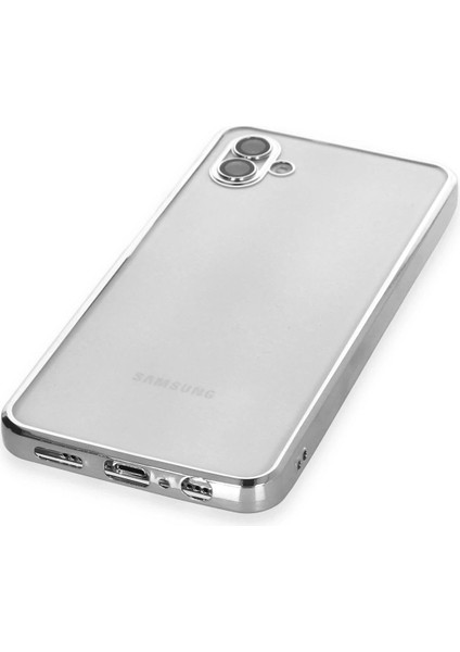 Samsung Galaxy A04 Kılıf Lensli Silikon - Gümüş - PHN5930-5439 fırsatları