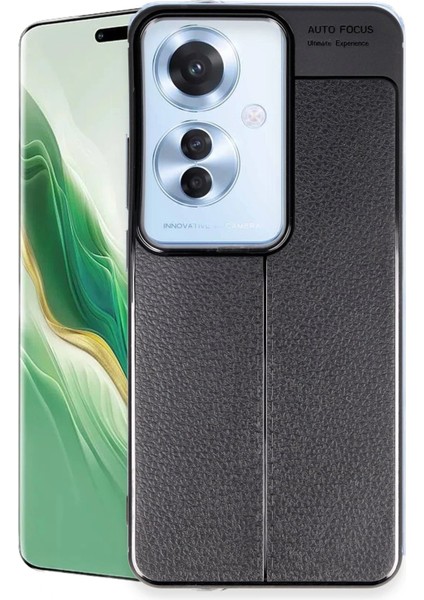 Oppo Reno 11F Kılıf Auto Focus Kapak - Siyah - PHN2706-2446