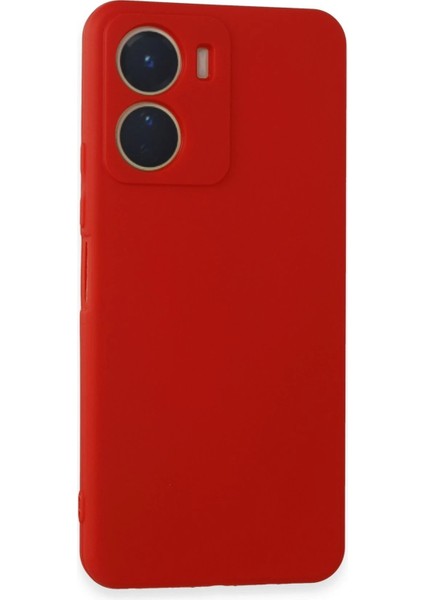 Vivo Y16 Kılıf First Silikon - Kırmızı - PHN9539-5586