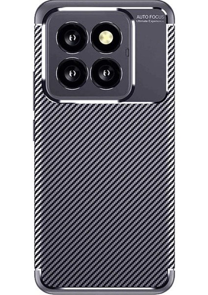Xiaomi Mi 14T Pro Kılıf Auto Focus Karbon Kapak - Lacivert - PHN2518-5964