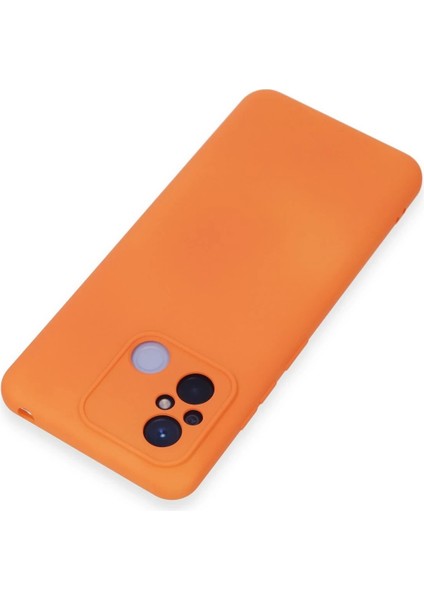 Xiaomi Redmi 12C Kılıf Nano Içi Kadife Silikon - Turuncu - PHN8191-8531 modelleri