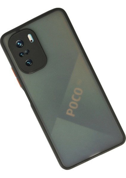 Xiaomi Poco F3 Kılıf Montreal Silikon Kapak - Siyah - PHN2704-1259 modelleri