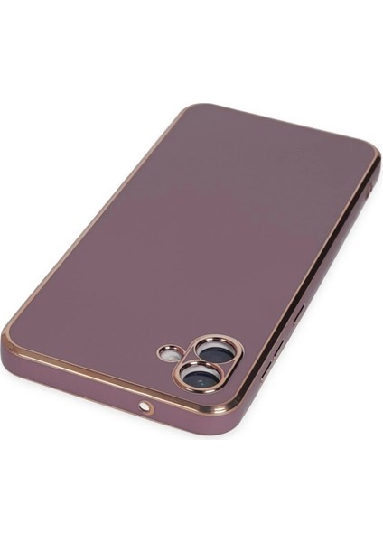 Samsung Galaxy A04 Kılıf Volet Silikon - Mor - PHN3696-9533