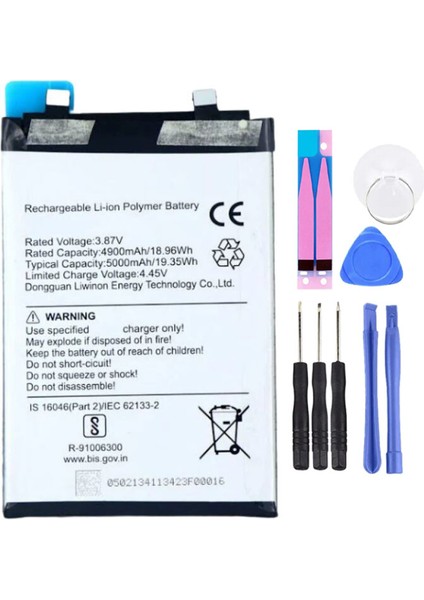 Infinix Note 30 Batarya Pil Tamir Seti ve Pil Bandı