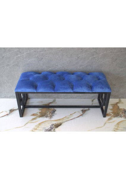 Siyah Metal Puf Bench Antre Önü Pufu Yemek Masası Pufu Ayak Ucu Puf fiyatları