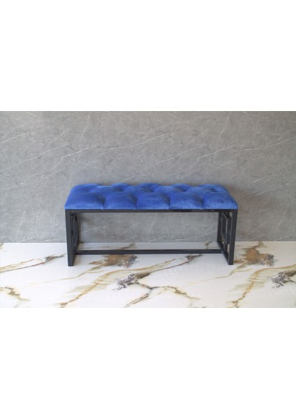 Siyah Metal Puf Bench Antre Önü Pufu Yemek Masası Pufu Ayak Ucu Puf modelleri