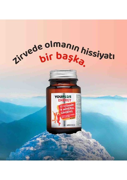 Vitamin ve Mineral Komplexi Enerji Takviyesi