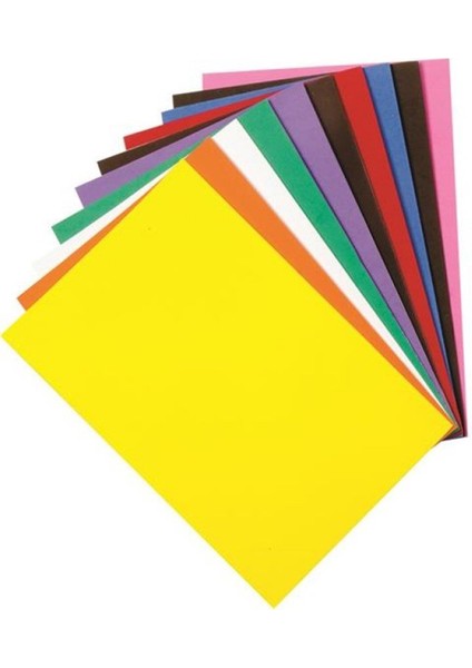 Eva Kağıdı (Süngeri) 20X30 10 Renk Hobi Leke Bırakmaz
