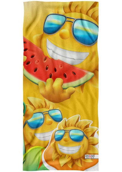 Dijital Baskılı Deniz Havuz Plaj Havlusu 70X140 Cm. - H029