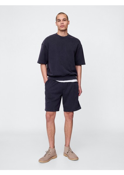 Erkek Lacivert Heavyweight Carpenter Sweat Şort