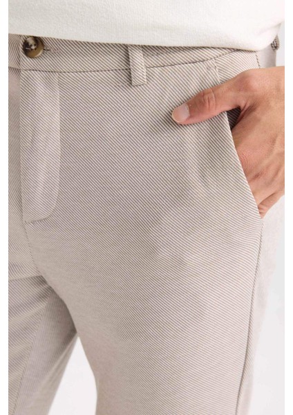 Jogger Yazlık Kumaş Pantolon Basic Düz Cepli Düz Paça D3695AX24AU