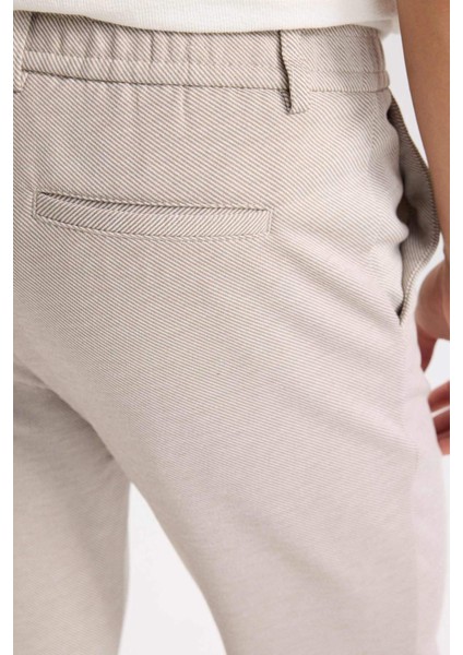 Jogger Yazlık Kumaş Pantolon Basic Düz Cepli Düz Paça D3695AX24AU