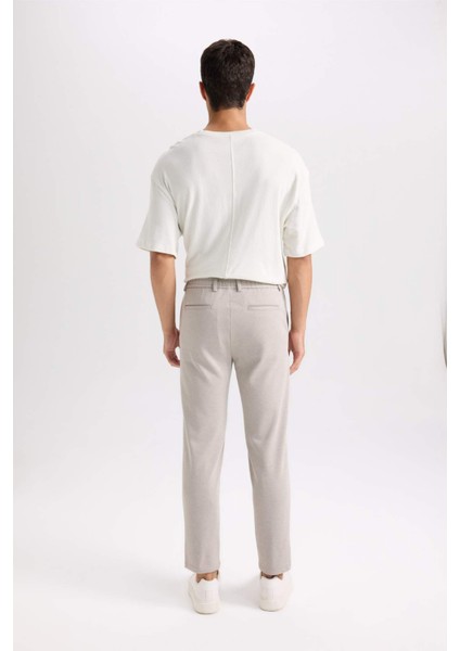 Jogger Yazlık Kumaş Pantolon Basic Düz Cepli Düz Paça D3695AX24AU