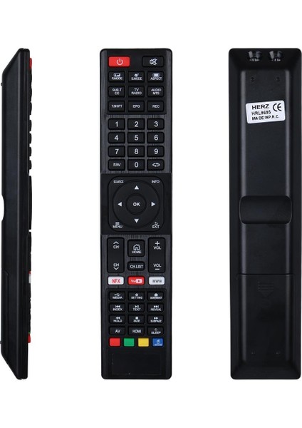 Awox Rose Telenova Netflix Youtube Tuşlu Lcd Led Tv Kumandası Hrl9695