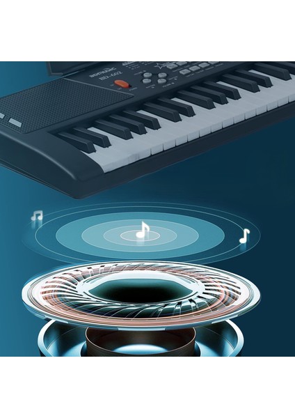 61 Tuşlu Elektronik Org Mikrofonlu Çocuk ve Başlangıç Için Keyboard Demolu Ritimli Piyano