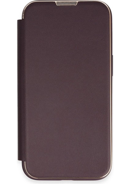 iPhone 13 Pro Max Kılıf Dolpin Kapaklı - Derin Mor - PHN3876-6408