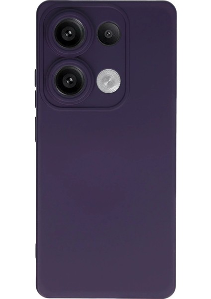 Xiaomi Redmi Note 13 4g Kılıf Nano Içi Kadife Silikon - Lacivert - PHN5211-8370