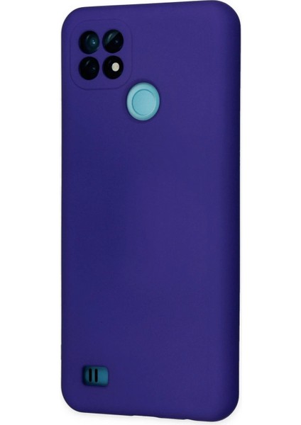 Realme C21 Kılıf Nano Içi Kadife Silikon - Mor - PHN5342-2474 modelleri