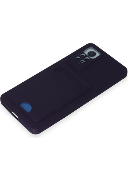 Xiaomi Redmi Note 11 Pro Kılıf Kelvin Kartvizitli Silikon - Derin Mor - PHN2198-5618