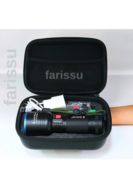 GS-14300 Şarjlı Avcı Feneri | 30W 3000 Lümen | 8000 Mah Li-Ion Batarya | Taşıma Çantalı fiyatları