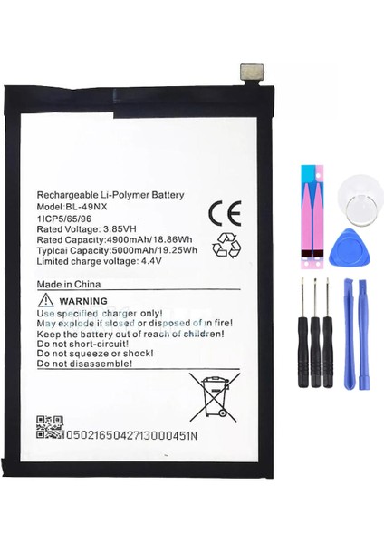 Infinix Hot 30i BL-49NX Batarya Pil Tamir Seti ve Pil Bandı